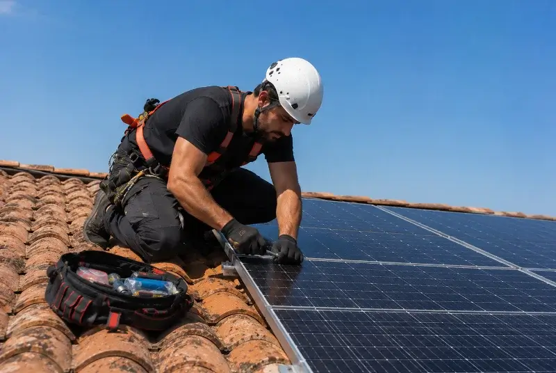 Maintenance et monitoring de panneaux solaires à Saint-Médard-sur-Ille