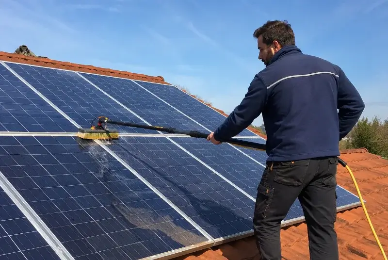 Nettoyage et entretien de panneaux solaires à Saint-Médard-sur-Ille